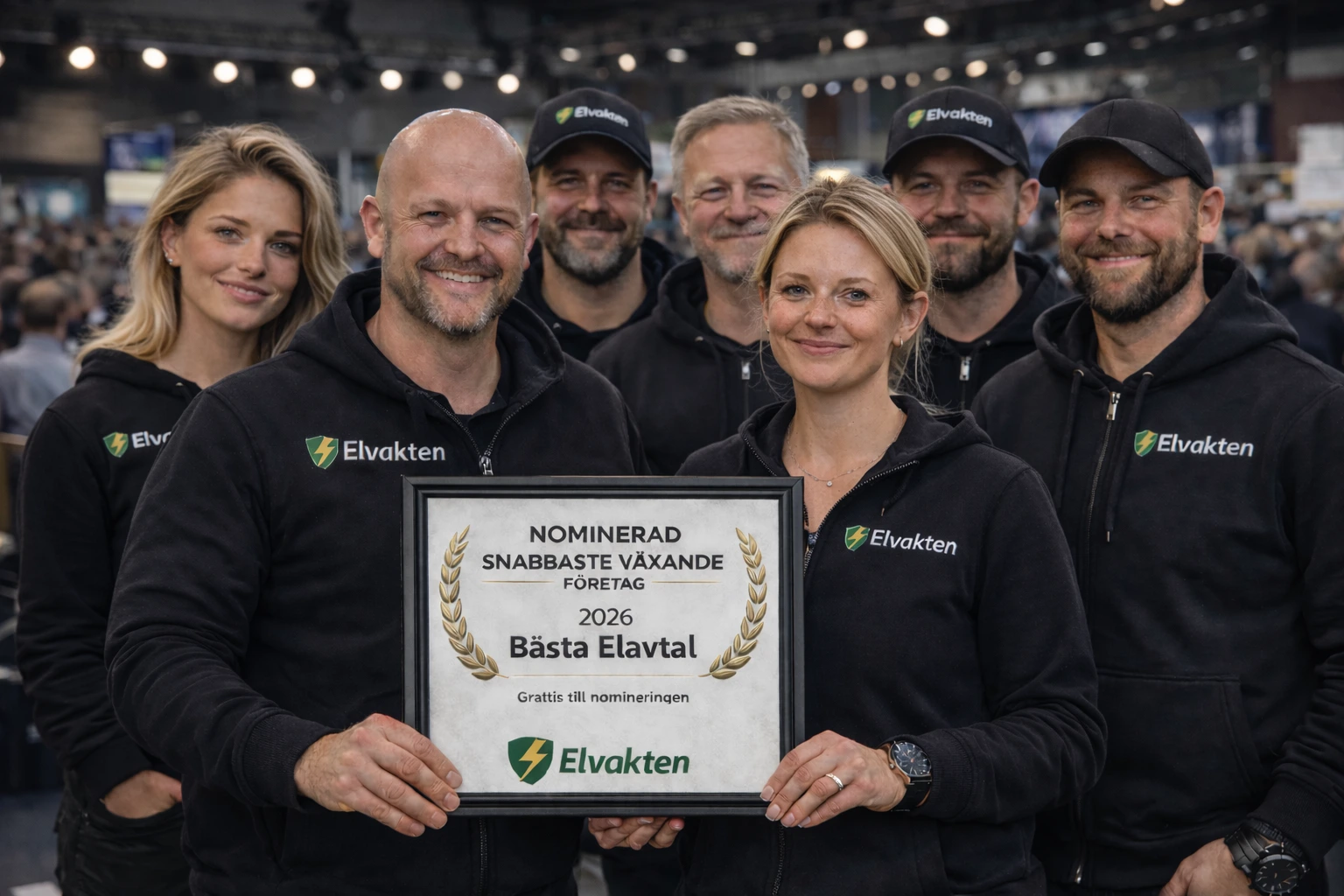 Elvakten-teamet samlade